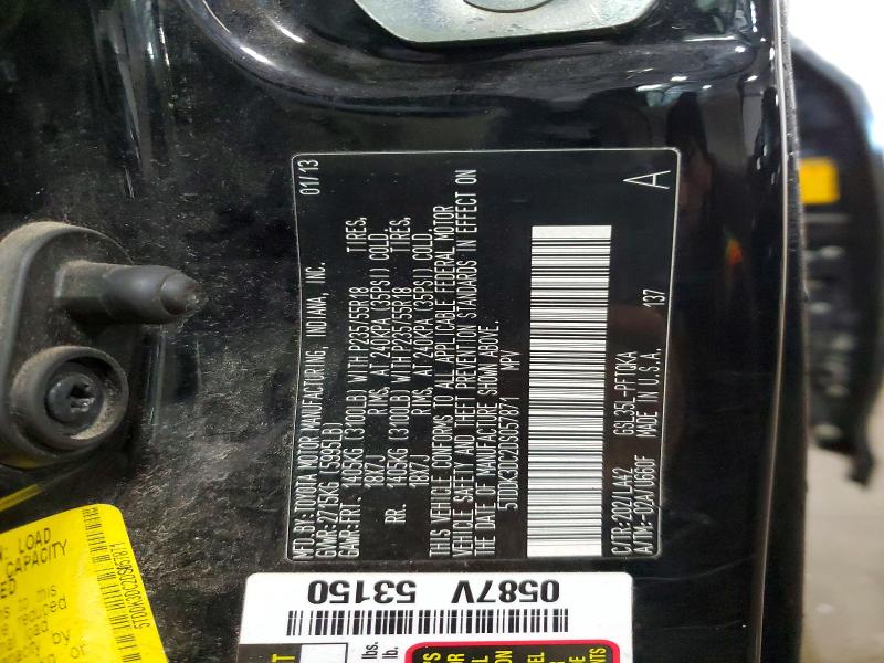 Продаж на аукціоні авто 2013 Toyota Sienna, vin: 5TDDK3DC2DS057871, номер лоту: 51472006