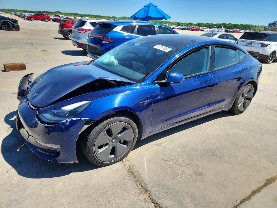 2021 Tesla Model 3 მანქანა იყიდება აუქციონზე, vin: 5YJ3E1EA9MF060503, აუქციონის ნომერი: 48019766
