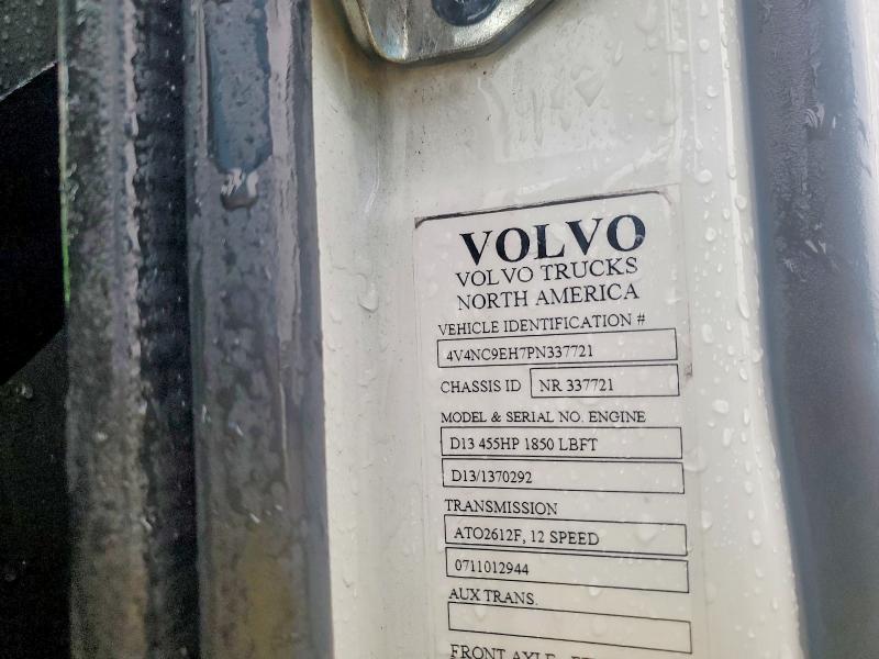 2023 Volvo Vn მანქანა იყიდება აუქციონზე, vin: 4V4NC9EH7PN337721, აუქციონის ნომერი: 49558076
