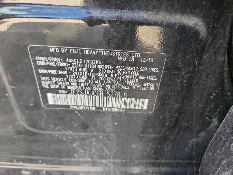 50912036 :رقم المزاد ، JF2SJAJC6HH527818 vin ، 2017 Subaru Forester مزاد بيع
