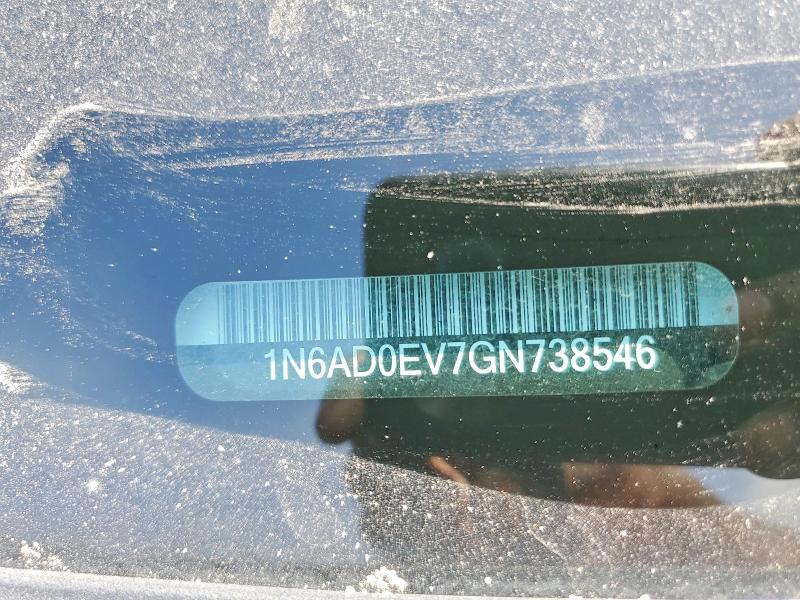 50786936 :رقم المزاد ، 1N6AD0EV7GN738546 vin ، 2016 Nissan Frontier مزاد بيع