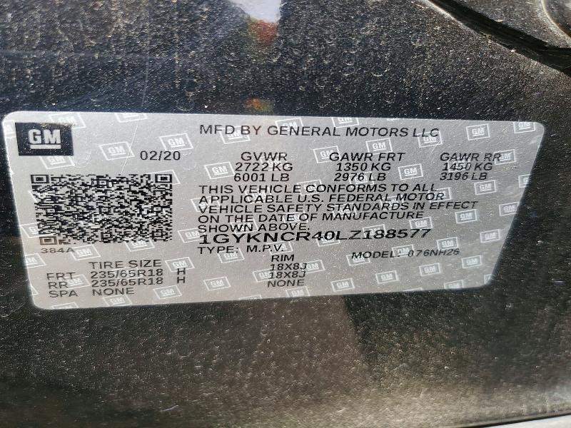 Aukcja sprzedaży 2020 Cadillac Xt5, vin: 1GYKNCR40LZ188577, numer aukcji: 49229746