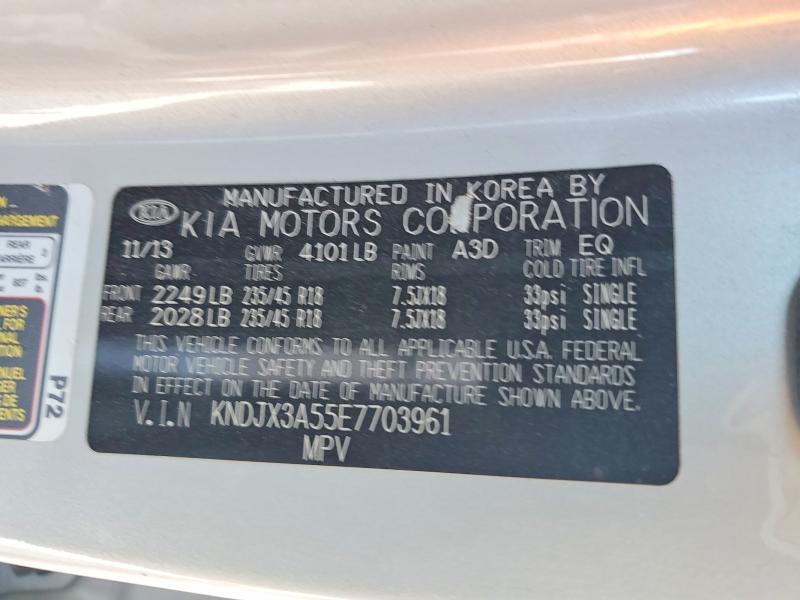 Aukcja sprzedaży 2014 Kia Soul, vin: KNDJX3A55E7703961, numer aukcji: 51511356