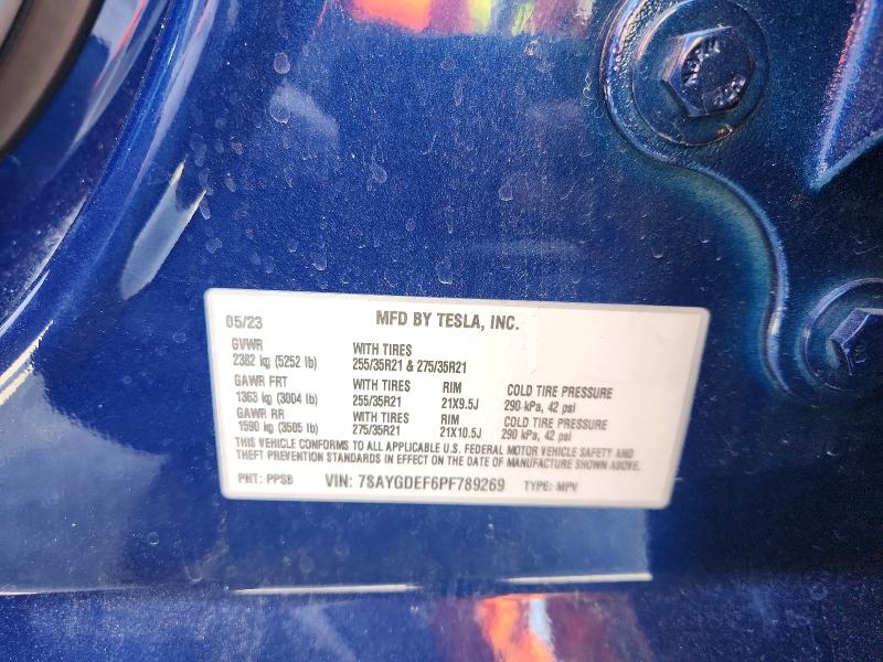 Продаж на аукціоні авто 2023 Tesla Model Y, vin: 7SAYGDEF6PF789269, номер лоту: 49160326