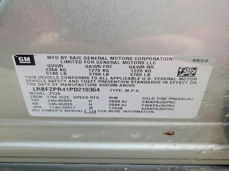 Продажа на аукционе авто 2023 Buick Envision, vin: LRBFZPR41PD210364, номер лота: 48302776