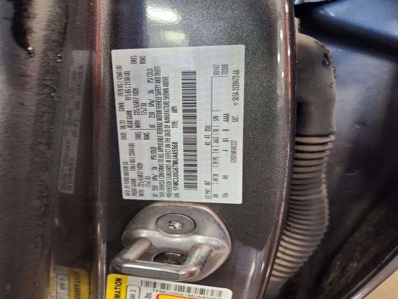 Aukcja sprzedaży 2021 Ford Escape, vin: 1FMCU0G67MUA85568, numer aukcji: 51865656