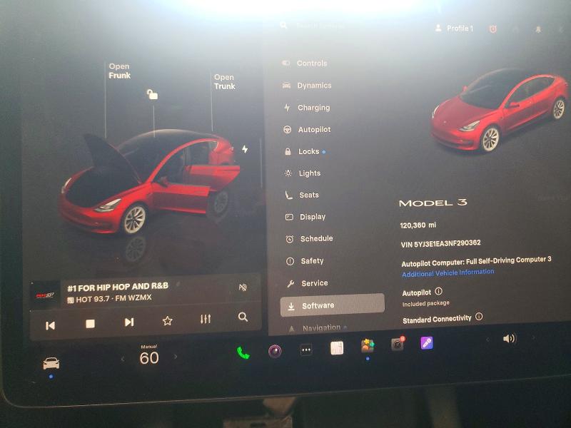 51445776 :رقم المزاد ، 5YJ3E1EA3NF290362 vin ، 2022 Tesla Model 3 مزاد بيع
