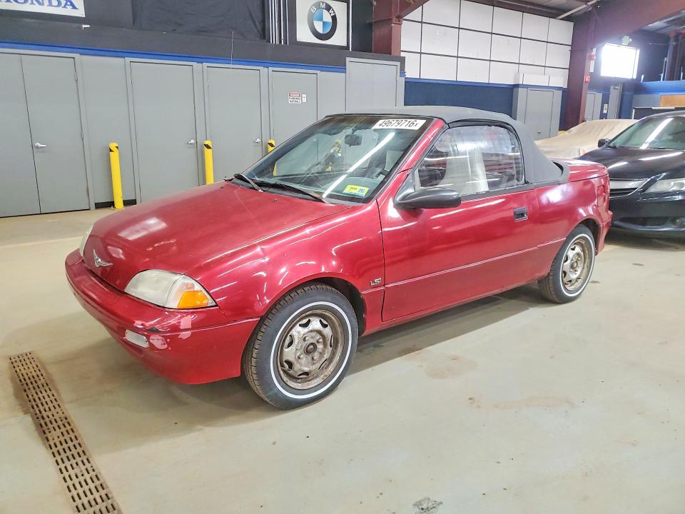 1991 Geo Metro მანქანა იყიდება აუქციონზე, vin: JG1MR3360MK617104, აუქციონის ნომერი: 49679716