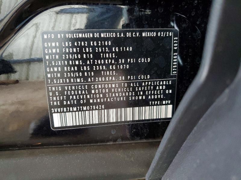 Aukcja sprzedaży 2026 Volkswagen Tiguan, vin: 3VVFR7RM7TM079426, numer aukcji: 51907426