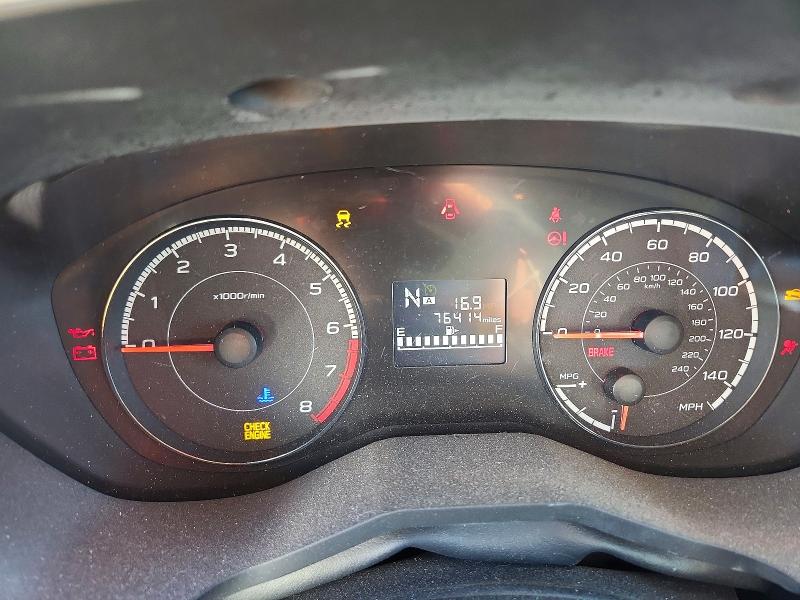 2019 Subaru Impreza მანქანა იყიდება აუქციონზე, vin: 4S3GTAC67K3761265, აუქციონის ნომერი: 48821786