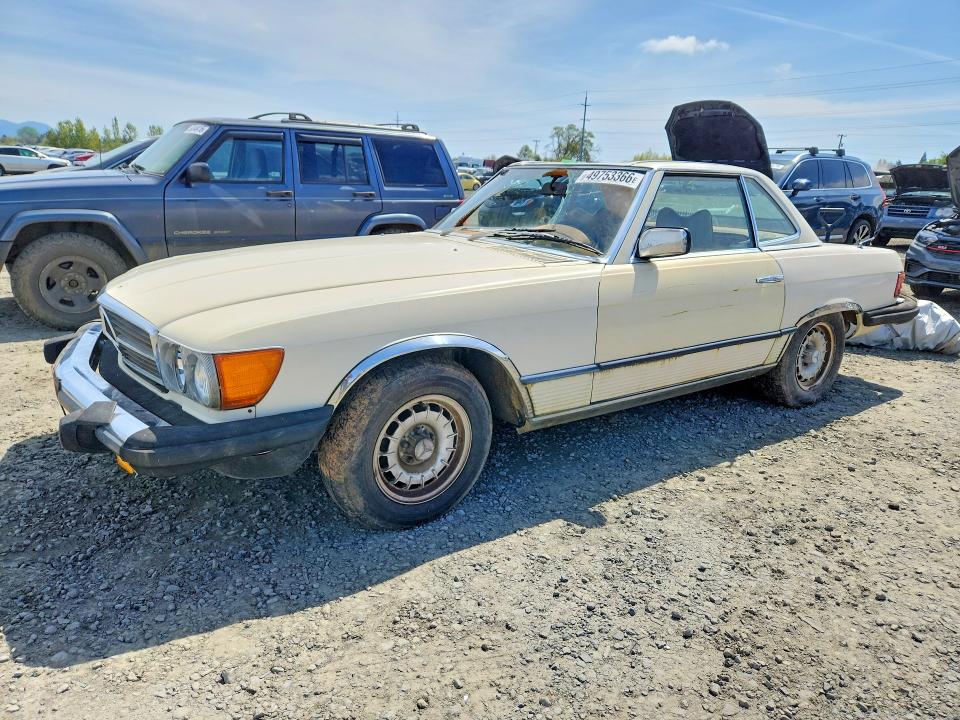 1979 Merz Sl Sl450 მანქანა იყიდება აუქციონზე, vin: 10704412053571, აუქციონის ნომერი: 49753366