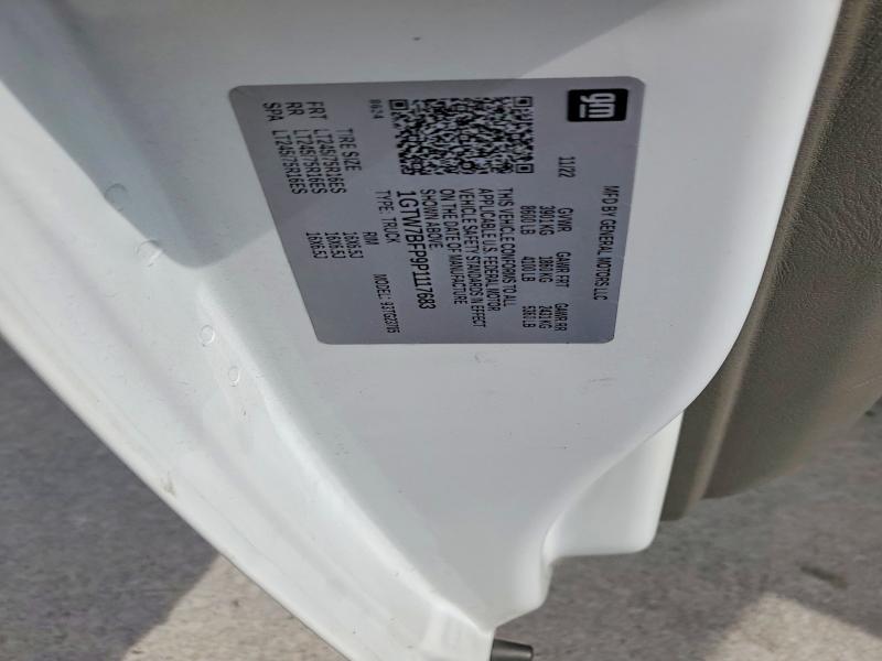 48356256 :رقم المزاد ، 1GTW7BFP9P1117683 vin ، 2023 Gmc Savana مزاد بيع
