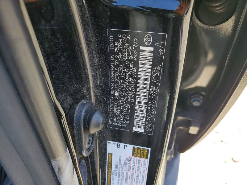 Продажа на аукционе авто 2010 Toyota Prius, vin: JTDKN3DU4A1312746, номер лота: 49866776