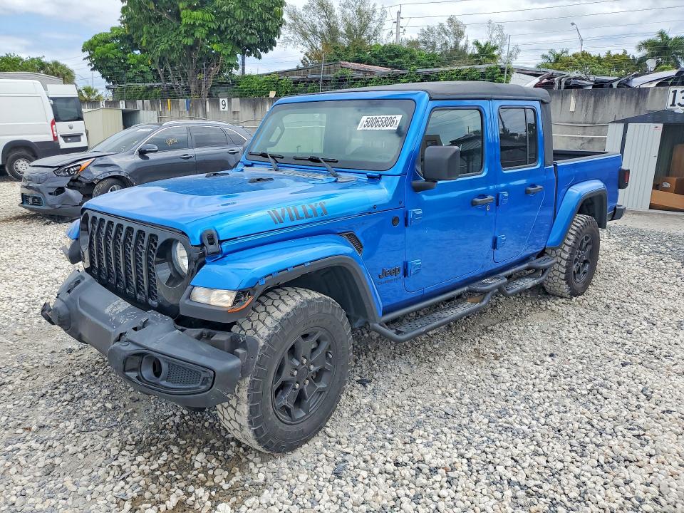 Продаж на аукціоні авто 2021 Jeep Gladiator, vin: 1C6HJTAG8ML544285, номер лоту: 50065806