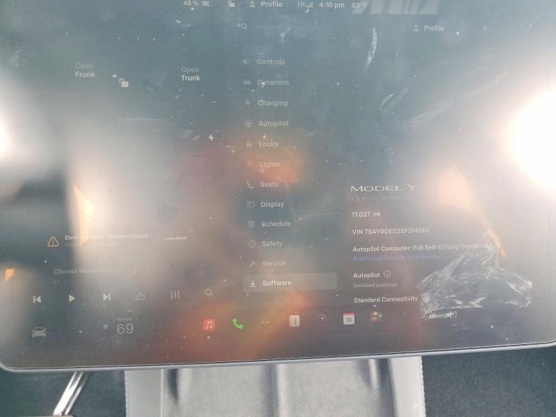 Aukcja sprzedaży 2025 Tesla Model Y, vin: 7SAYGDED2SF314063, numer aukcji: 49443216