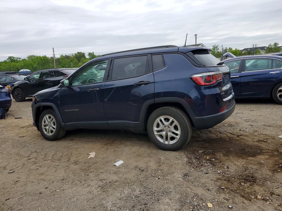 2017 Jeep Compass მანქანა იყიდება აუქციონზე, vin: 3C4NJCAB2HT659801, აუქციონის ნომერი: 51526786