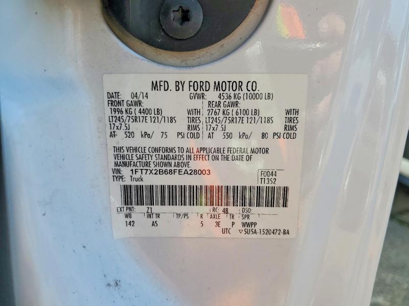 Продаж на аукціоні авто 2015 Ford F250, vin: 1FT7X2B68FEA28003, номер лоту: 50320046