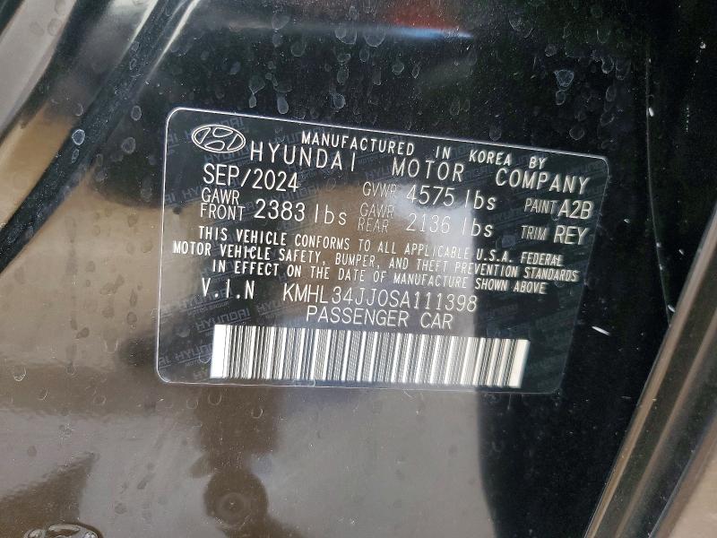 Продажа на аукционе авто 2025 Hyundai Sonata Hybrid, vin: KMHL34JJ0SA111398, номер лота: 48611416