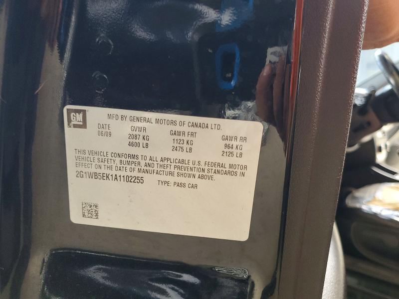 Продаж на аукціоні авто 2010 Chevrolet Impala, vin: 2G1WB5EK1A1102255, номер лоту: 48329076