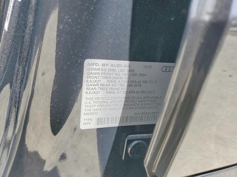 Aukcja sprzedaży 2025 Audi Sq5, vin: WA125AGU9S2102021, numer aukcji: 50992396