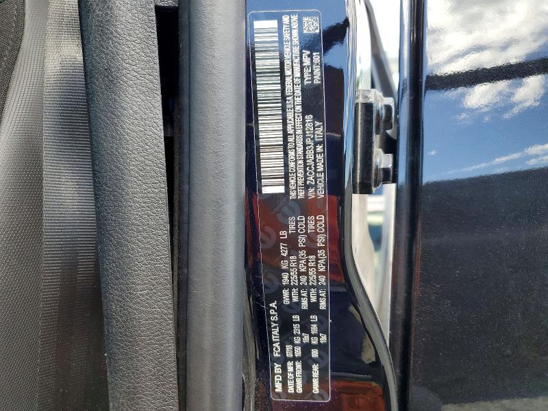 Aukcja sprzedaży 2018 Jeep Renegade, vin: ZACCJABB3JPJ12816, numer aukcji: 48500426