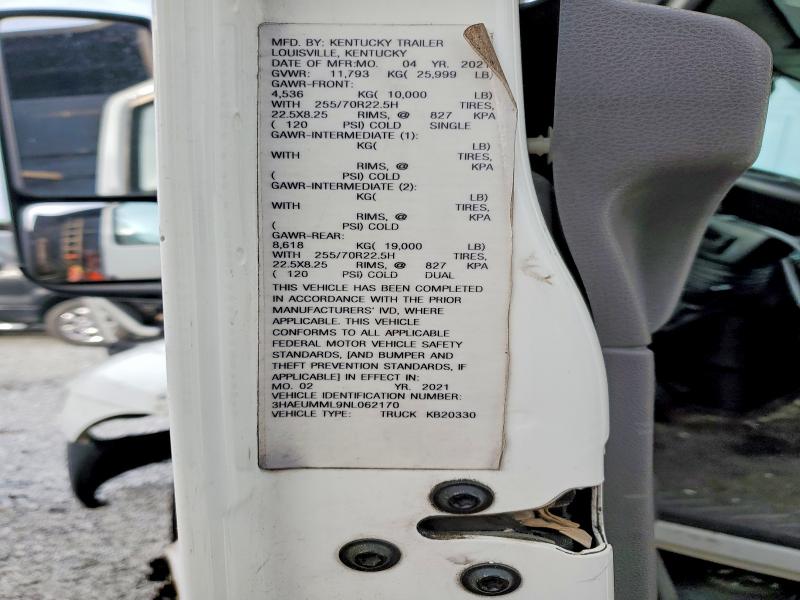 Продажа на аукционе авто 2022 International Mv607, vin: 3HAEUMML9NL062170, номер лота: 48946006