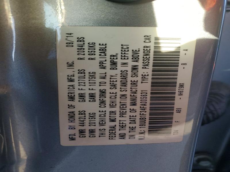 Aukcja sprzedaży 2015 Acura Tlx, vin: 19UUB1F34FA005631, numer aukcji: 49726996