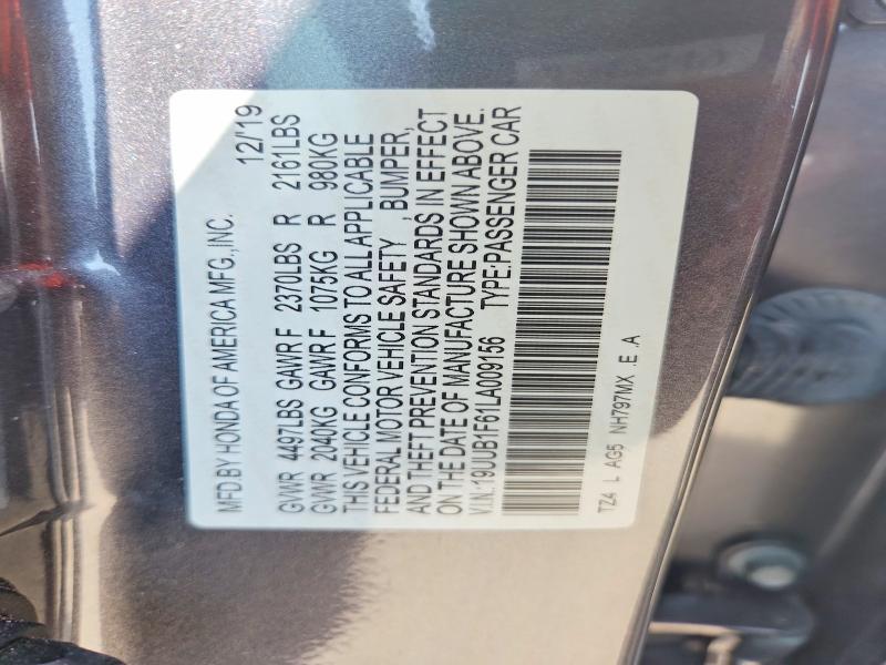 Aukcja sprzedaży 2020 Acura Tlx, vin: 19UUB1F61LA009156, numer aukcji: 50144546