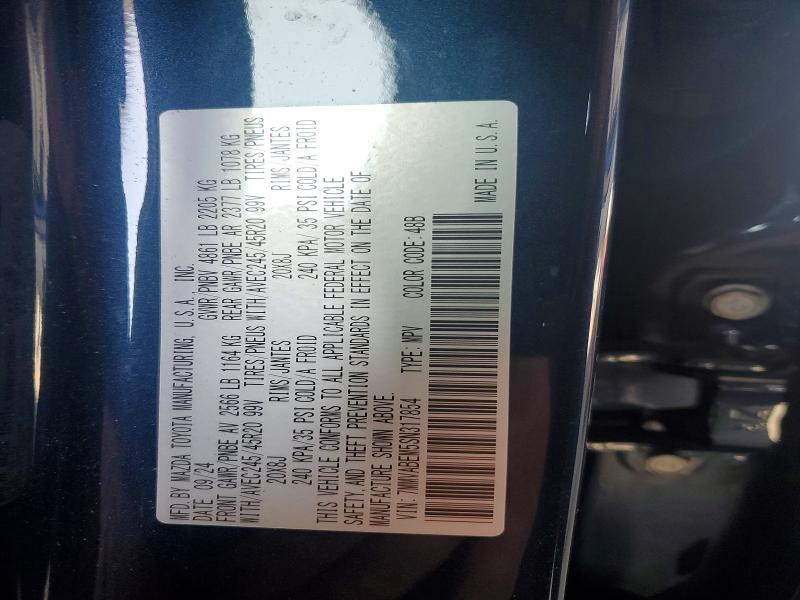 52036216 :رقم المزاد ، 7MMVABEM5SN317854 vin ، 2025 Mazda Cx-50 مزاد بيع