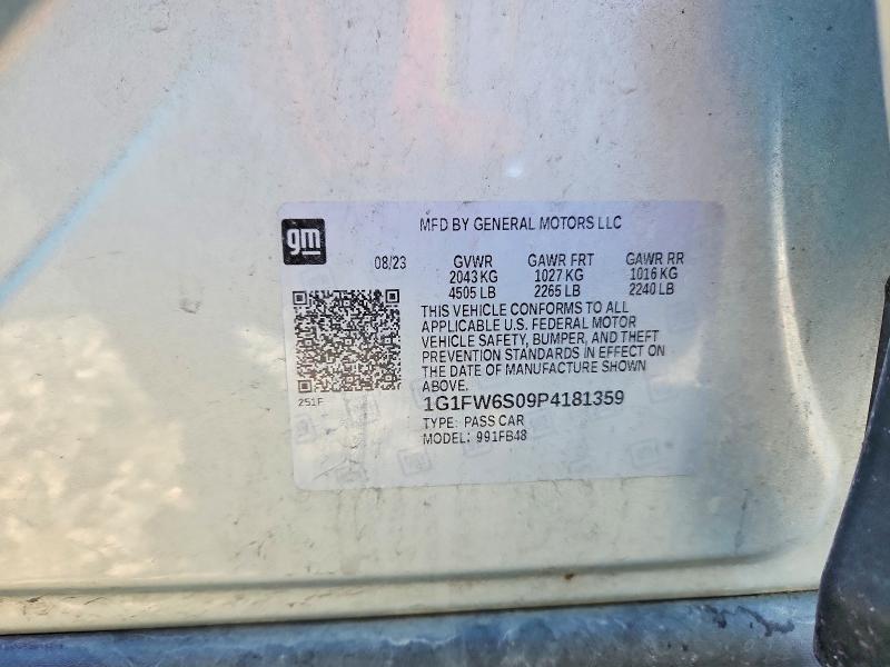 Aukcja sprzedaży 2023 Chevrolet Bolt Ev, vin: 1G1FW6S09P4181359, numer aukcji: 50964516
