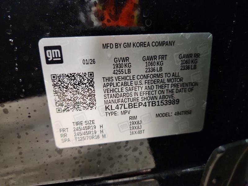 Aukcja sprzedaży 2026 Buick Envista, vin: KL47LBEP4TB153989, numer aukcji: 49060026