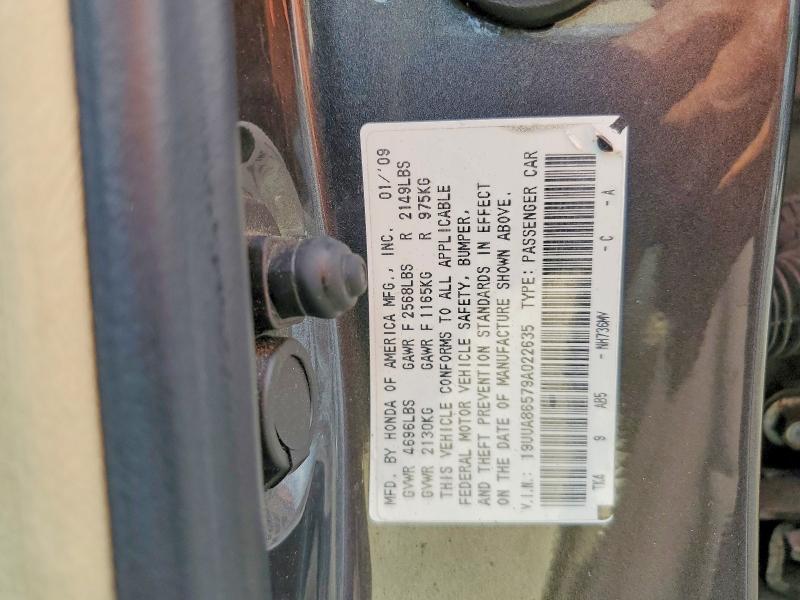 Aukcja sprzedaży 2009 Acura Tl, vin: 19UUA86579A022635, numer aukcji: 51439916