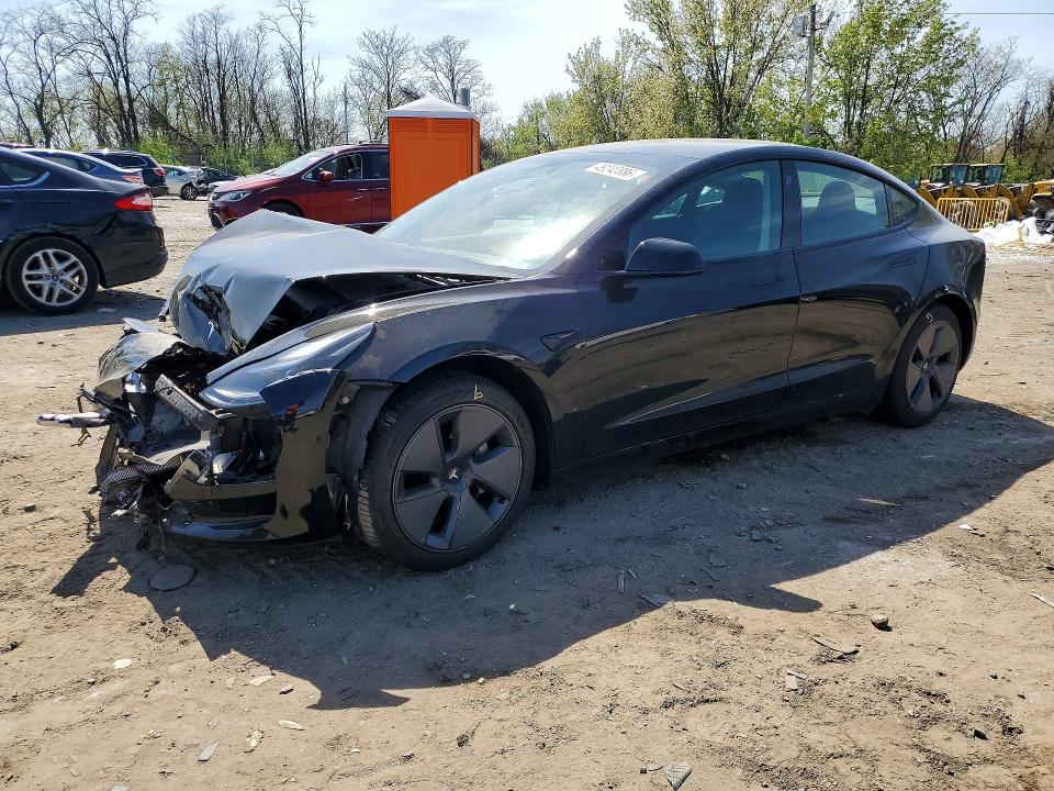49242886 :رقم المزاد ، 5YJ3E1EA3NF111558 vin ، 2022 Tesla Model 3 مزاد بيع
