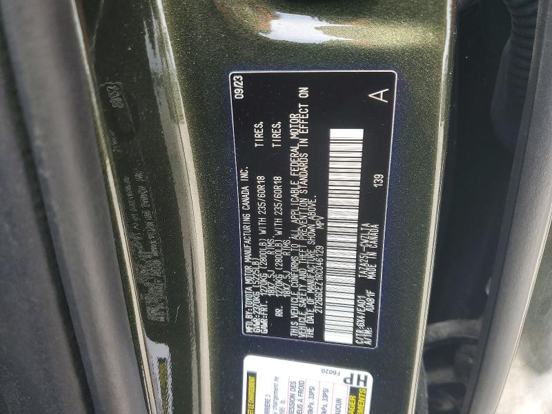 2024 Lexus Nx მანქანა იყიდება აუქციონზე, vin: 2T2GGCEZ1RC046129, აუქციონის ნომერი: 49715886