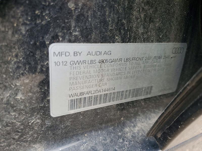 Продажа на аукционе авто 2013 Audi A4, vin: WAUBFAFL2DA144614, номер лота: 48452526