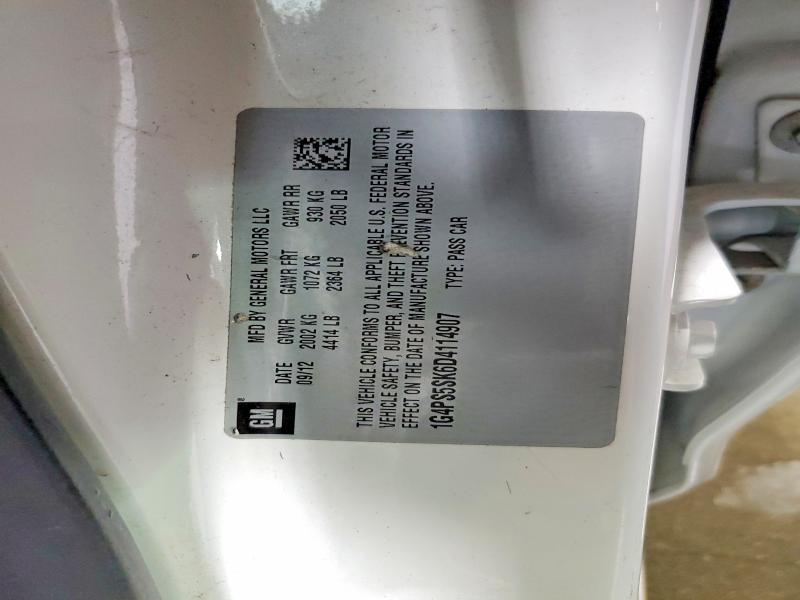 Aukcja sprzedaży 2013 Buick Verano, vin: 1G4PS5SK6D4114907, numer aukcji: 47458976