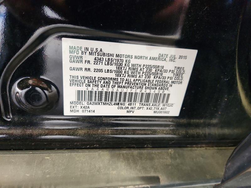 Aukcja sprzedaży 2015 Mitsubishi Outlander Sport, vin: 4A4AR3AU1FE043490, numer aukcji: 51253696