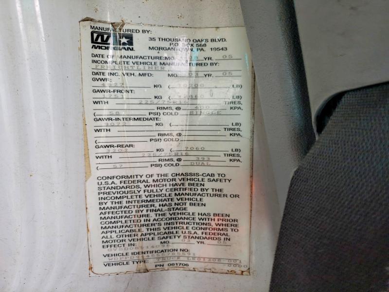 48544456 :رقم المزاد ، WDPPD944555785591 vin ، 2005 Freigliner Sprinter مزاد بيع