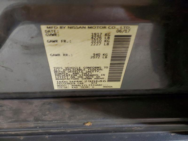 Aukcja sprzedaży 2017 Nissan Altima, vin: 1N4AL3AP4HC290686, numer aukcji: 49282256