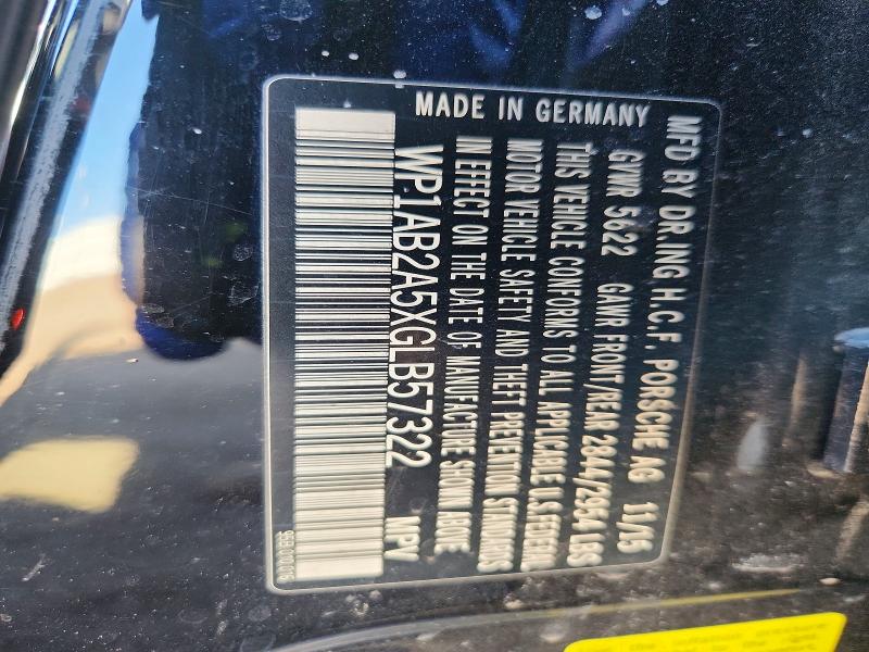 Продаж на аукціоні авто 2016 Porsche Macan, vin: WP1AB2A5XGLB57322, номер лоту: 50362396