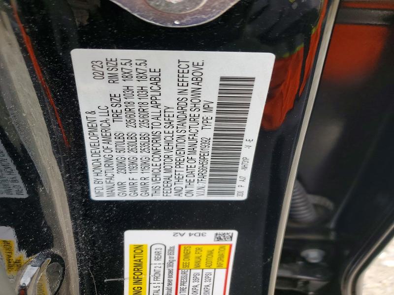Aukcja sprzedaży 2023 Honda Cr-v, vin: 7FARS6H59PE019392, numer aukcji: 48254786