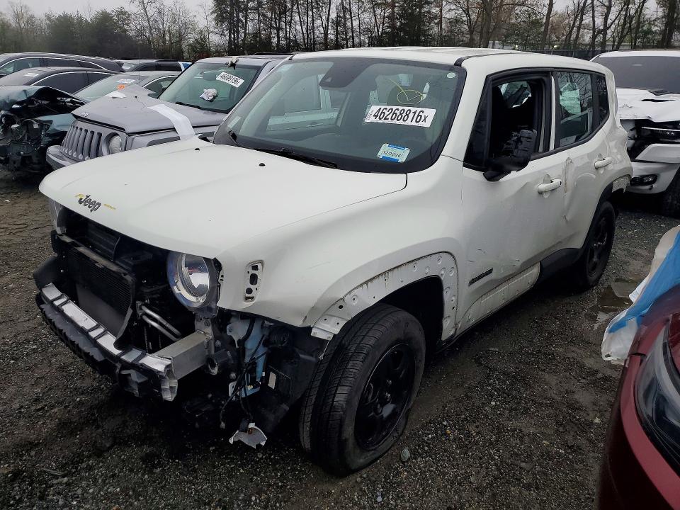 Продажа на аукционе авто 2022 Jeep Renegade, vin: ZACNJDA10NPN51562, номер лота: 46268816