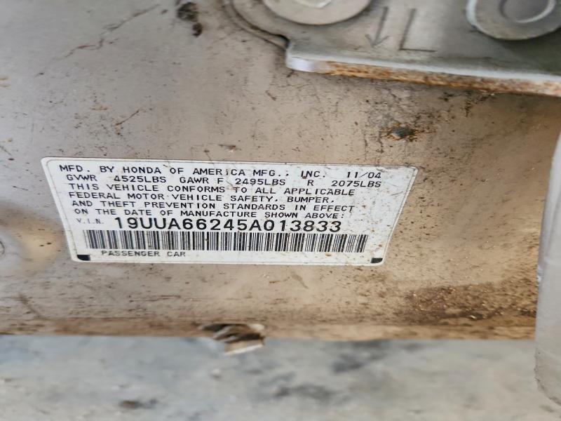 Продажа на аукционе авто 2005 Acura Tl, vin: 19UUA66245A013833, номер лота: 48807556