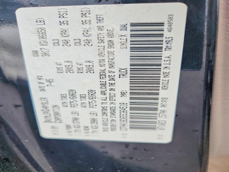 Aukcja sprzedaży 2005 Dodge Ram 1500, vin: 1D7HA18D65S364518, numer aukcji: 48840686