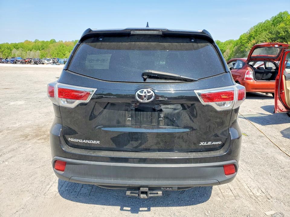 2014 Toyota Highlander მანქანა იყიდება აუქციონზე, vin: 5TDJKRFHXES056399, აუქციონის ნომერი: 51354456