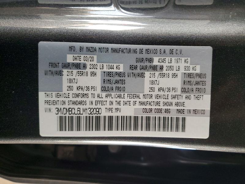 Продажа на аукционе авто 2020 Mazda Cx-30, vin: 3MVDMBCL6LM132090, номер лота: 50597426