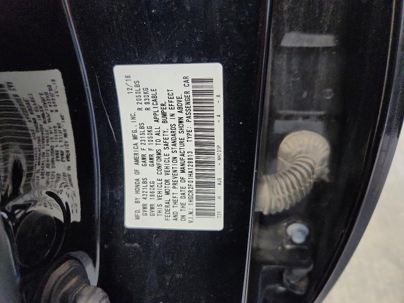Продажа на аукционе авто 2017 Honda Accord, vin: 1HGCR2F01HA129913, номер лота: 49784156