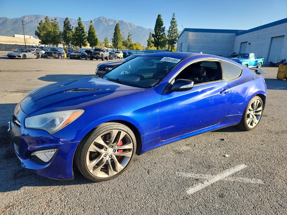 2013 Hyundai Genesis Coupe მანქანა იყიდება აუქციონზე, vin: KMHHU6KJ8DU105802, აუქციონის ნომერი: 50691656