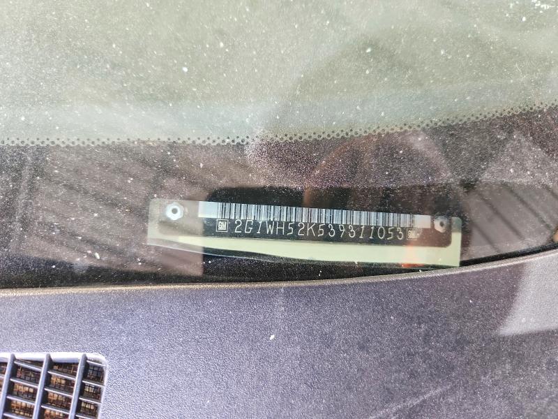 49219206 :رقم المزاد ، 2G1WH52K539311053 vin ، 2003 Chevrolet Impala مزاد بيع