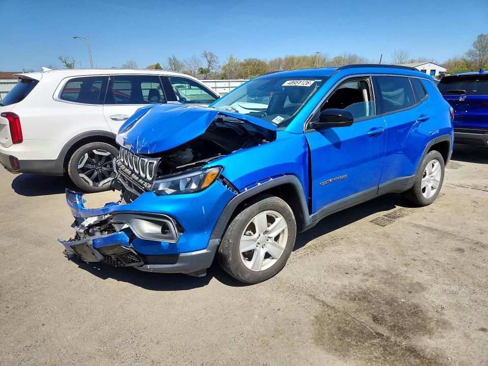 Auction sale of the 2022 Jeep Compass, vin: 3C4NJDBB5NT133694, lot number: 48951126